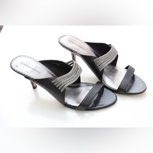NWOT Johnston & Murphy heeled sandals - Picture 1 of 13